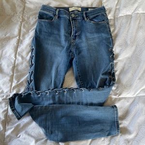 Pacsun Braided Detailed Skinny Jeans Sz 26